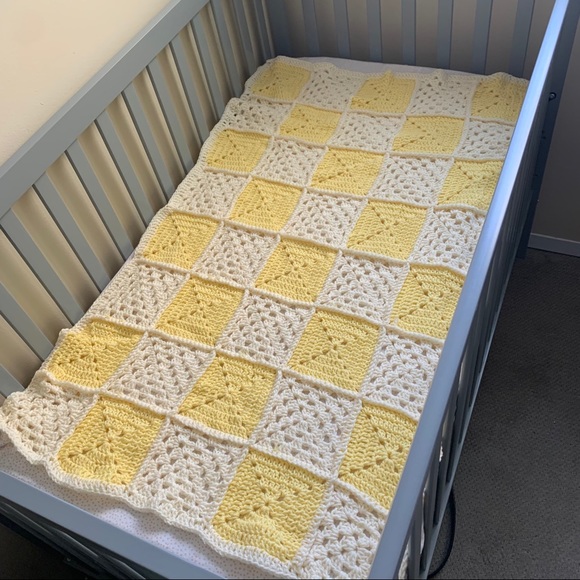 Made by Grandma - Hand Crocheted Baby Blanket - Picture 2 of 3